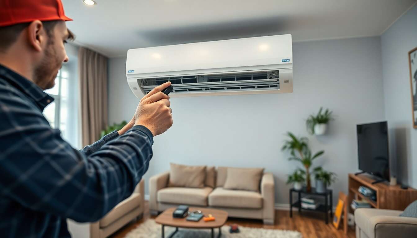 étapes de l'installation d'un split additionnel