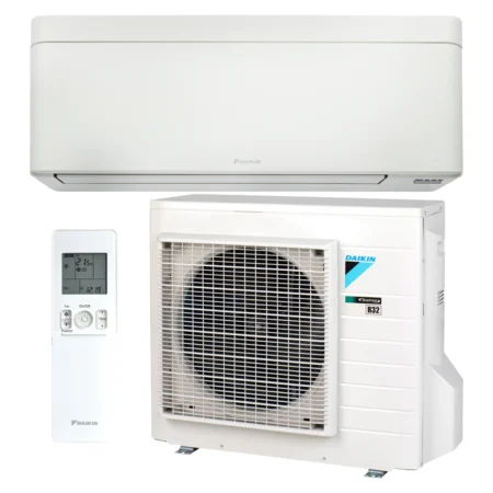 Climatisation réversible Daikin Stylish 4,2 kW — unité intérieure FTXA42C, groupe extérieur RXA42B8 et télécommande