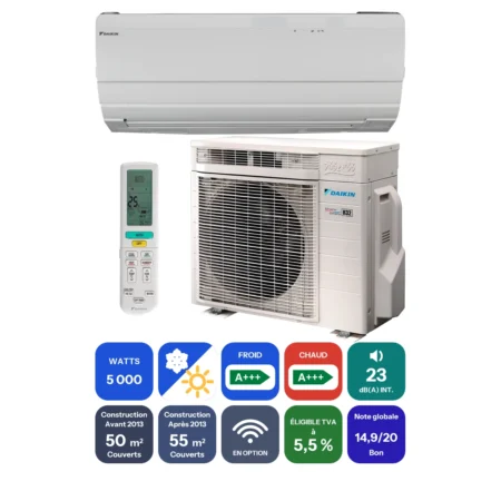 Clim Daikin Ururu Sarara 5 kW prête à poser