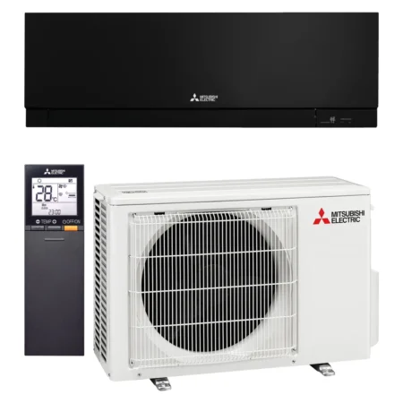 Climatisation réversible Mitsubishi Electric MSZ-EF 3,5 kW — unité intérieure MSZ-EF35VGK2, groupe extérieur MUZ-EF35VG2 et télécommande