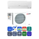 Clim Mitsubishi Electric MSZ-HR 2,5 kW prête à poser