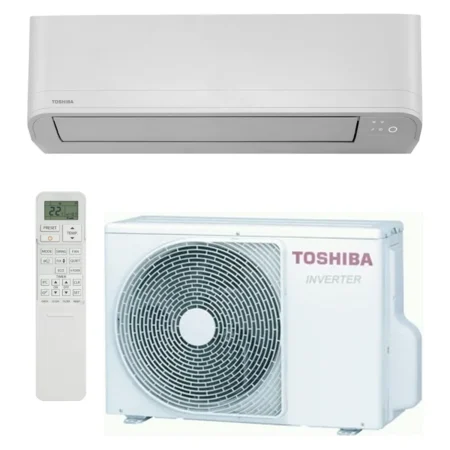 Climatisation réversible Toshiba Naka 6,5 kW — unité intérieure RAS-B24B2KVG-E2, groupe extérieur RAS-24B2AVG-E2 et télécommande